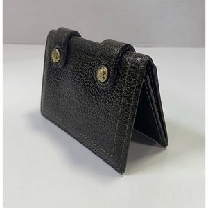 Burberry black/brown leather card holder